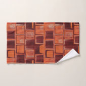 rot und orange abstrakt badhandtuch set (Handtuch)