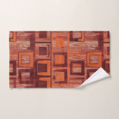 rot und orange abstrakt badhandtuch set (Handtuch)