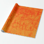 Rot und Orange Geschenkpapier (Ungerollt)