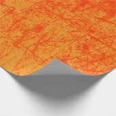 Rot und Orange Geschenkpapier (Ecke)