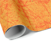Rot und Orange Geschenkpapier (Rolleneckpunkt)