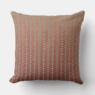 Rot und Orange Ombre Muster Kissen