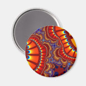 Rot und Orange Remix Magnet (Vorderseite/Rückseite)