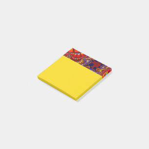 Rot und Orange Remix Post-it Klebezettel