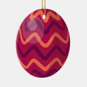 Rot und Orange Weihnachtsbaumchen | Ornament (Rechts)