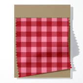 Rot und Rosa Buffalo Kariertes Muster Stoff