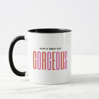 Rot und Rosa Elegante Romantische Tasse