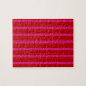 Rot und Rosa gestreifte Puzzles (Horizontal)