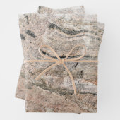 Rot und Rosa Layoutgeode Geschenkpapier Set (Beispiel)