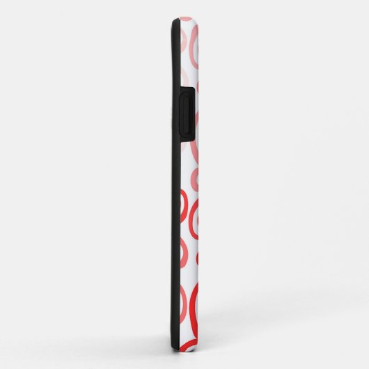 Rot und Rosa Ombre Herzmuster Design Case-Mate iPhone Hülle (Hinten/Rechts)