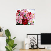 Rot und Rosa Rosen 2008 Poster (Heimbüro)