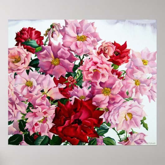 Rot und Rosa Rosen 2008 Poster (Vorne)