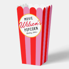 Rot und Rosa Special Event Movie Night Popcorn Geschenkschachtel