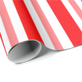 Rot und Rosa Streifen Geschenkpapier (Rolleneckpunkt)