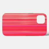 Rot und rosa Streifen Muster Case-Mate iPhone Gehä Hülle (Rückseite (Horizontal))