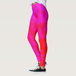 Rot und Rosa Tiedye, Leggings