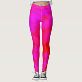 Rot und Rosa Tiedye, Leggings (Vorderseite)