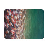 Rot- und Rose-Kühlung 2012 Magnet (Horizontal)