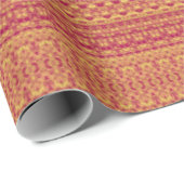 Rot und Safran Geschenkpapier (Rolleneckpunkt)