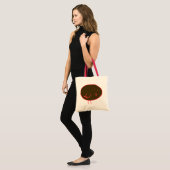 Rot und Schokoladen-Vogel-Tasche Tragetasche (Vorderseite (Model))
