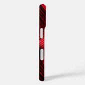Rot und Schwarz Abstrakt Case-Mate iPhone Hülle (Rückseite / Rechts)