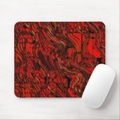 Rot und Schwarz Abstrakt Mousepad (Mit Mouse)