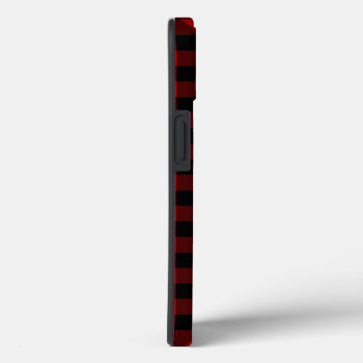 Rot und Schwarz Buffalo Kariert Case-Mate iPhone Hülle (Rückseite / Rechts)