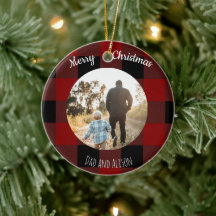 Rot und Schwarz Buffalo Kariert Ein Foto