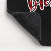 Rot und Schwarz Buffalo Kariert gesegnete Schweste Mousepad (Ecke)