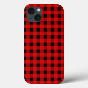 Rot und Schwarz Buffalo Kariert Holiday Gingham Case-Mate iPhone Hülle