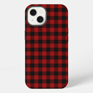 Rot und Schwarz Buffalo Karo iPhone 13 Hülle