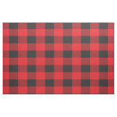 Rot und Schwarz Buffalo Schachbrett Kariert Rustik Stoff (Yard (91,4 cm))