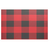 Rot und Schwarz Buffalo Schachbrett Kariert Rustik Stoff (Fat Quarter (45,7 x 55,9 cm))