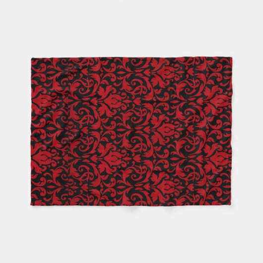 ROT-UND SCHWARZ-ENTWURF FLEECEDECKE (Vorderseite (Horizontal))