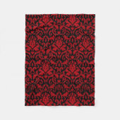 ROT-UND SCHWARZ-ENTWURF FLEECEDECKE (Vorderseite)