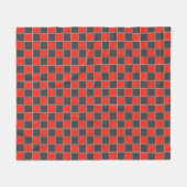 Rot und Schwarz Fleecedecke (Vorderseite (Horizontal))