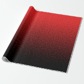Rot und schwarz geflochtene Gradient Geschenkpapier (Ungerollt)