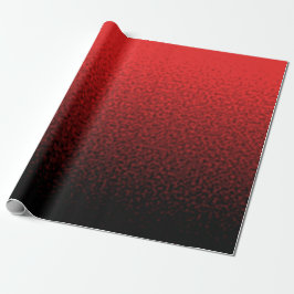 Rot und schwarz geflochtene Gradient Geschenkpapier