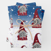 Rot und Schwarz Geschenkpapier Set (Beispiel)