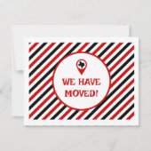 Rot und Schwarz haben wir das gestreifte bewegte F (Vorderseite)