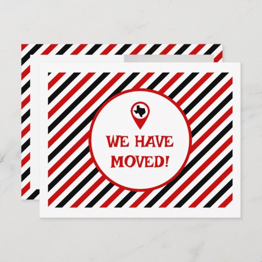 Rot und Schwarz haben wir das gestreifte bewegte F (Vorne/Hinten)