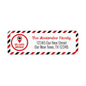 Rot und Schwarz haben wir uns bewegt Streifen (Vorne)