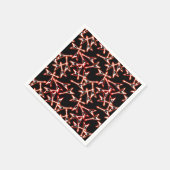 Rot und Schwarz Heavy Metal Electric Gitarren Must Serviette (Ecke)