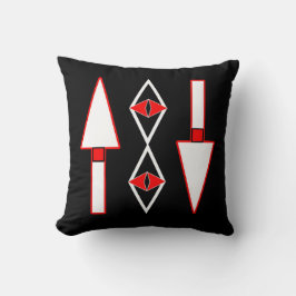 Rot und Schwarz,Inspiration für Trend Kissen