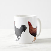 Rot und Schwarz Kaffeetasse (VorderseiteRechts)