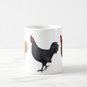 Rot und Schwarz Kaffeetasse (Mittel)