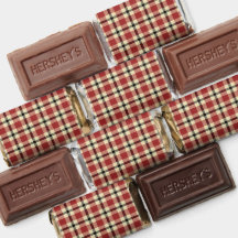 Rot und Schwarz Kariert