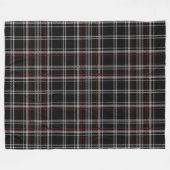 Rot und Schwarz Kariert Buffalo Karo Pattern Fleecedecke (Vorderseite (Horizontal))