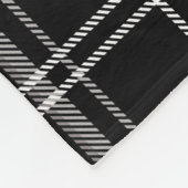 Rot und Schwarz Kariert Buffalo Karo Pattern Fleecedecke (Ecke)