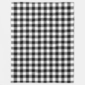 Rot und Schwarz Kariert Buffalo Karo Pattern Fleecedecke (Vorderseite)